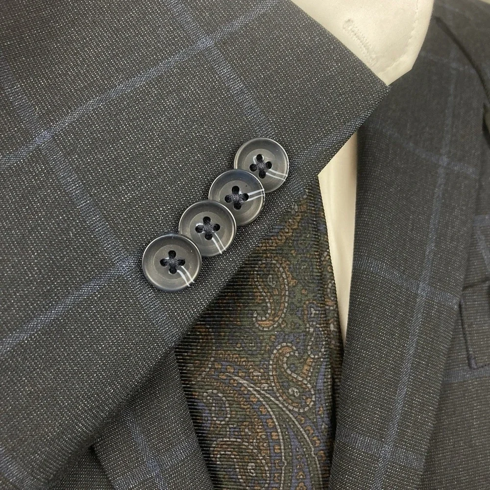 Kenneth Cole Reaction Slim-Fit‎ Stretch Suit Separate Jacket Size 38R E081212